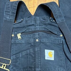 Carhartt bib overall black 30x32